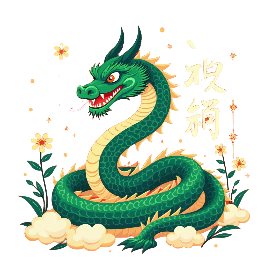 Chinese Dragon Illustration